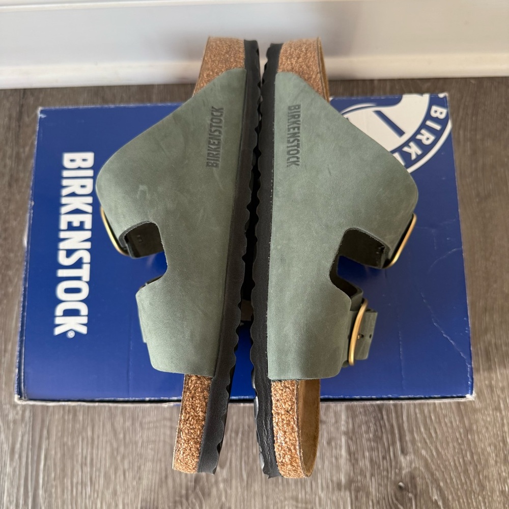Birkenstock Arizona Big Buckle Sandals Nubuck leather EU40 - Picture 4 of 11